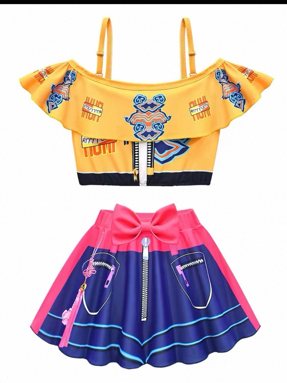 Kpop demon hunter swimsuit 7T